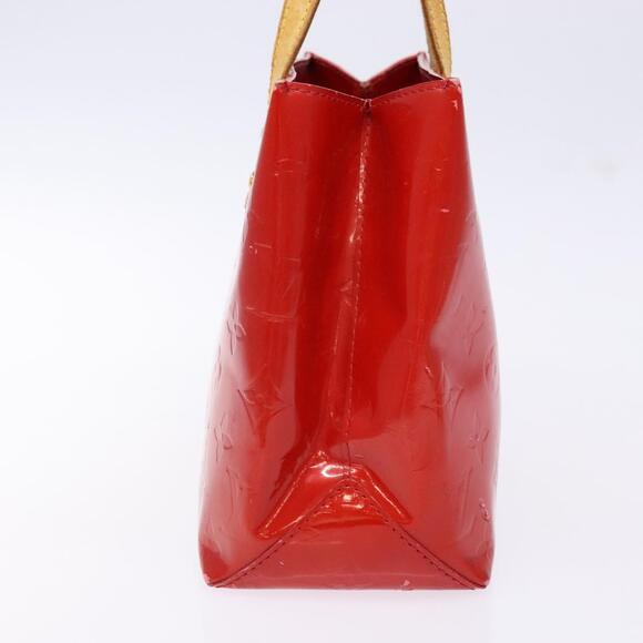 LOUIS VUITTON Monogram Vernis Reade PM Hand Bag Red Rouge M91088 - Picture 5 of 12